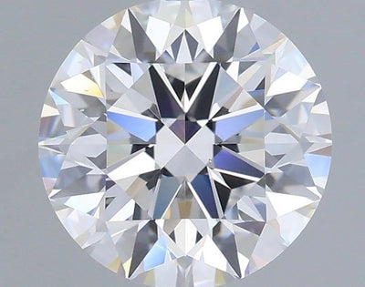 Round Natural Diamond 1.53ct D VS2