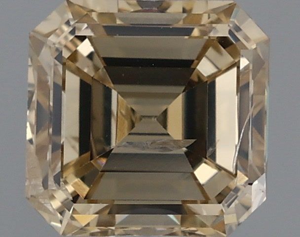 Square Emerald Fancy Brown Yellow Natural Diamond 1.01ct loose diamond