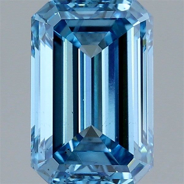 Emerald Fancy Vivid Blue Lab-grown Diamond 1.38ct VS2 loose diamond