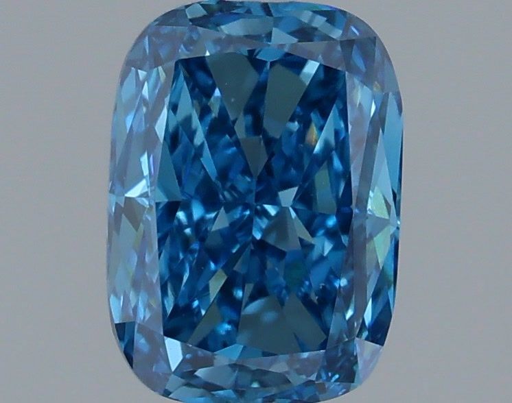 Cushion Fancy Vivid Blue Lab-grown Diamond 1.11ct VS1 loose diamond