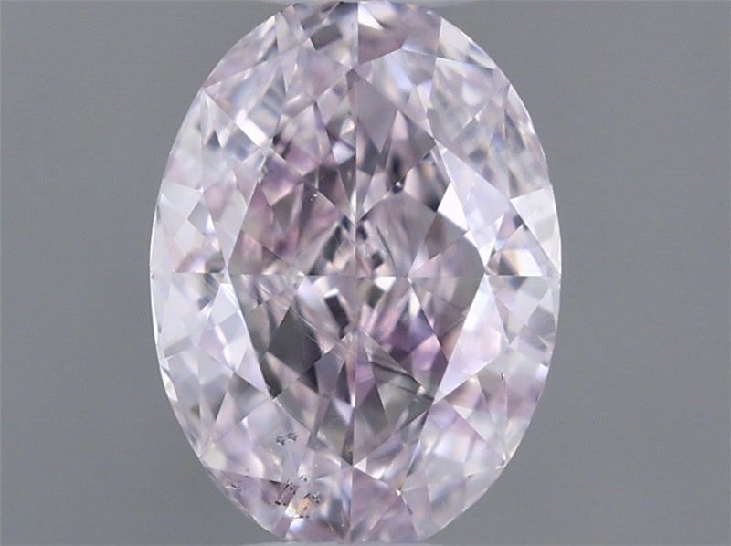 Oval Fancy Light Purplish Pink Natural Diamond 0.5ct SI2 loose diamond