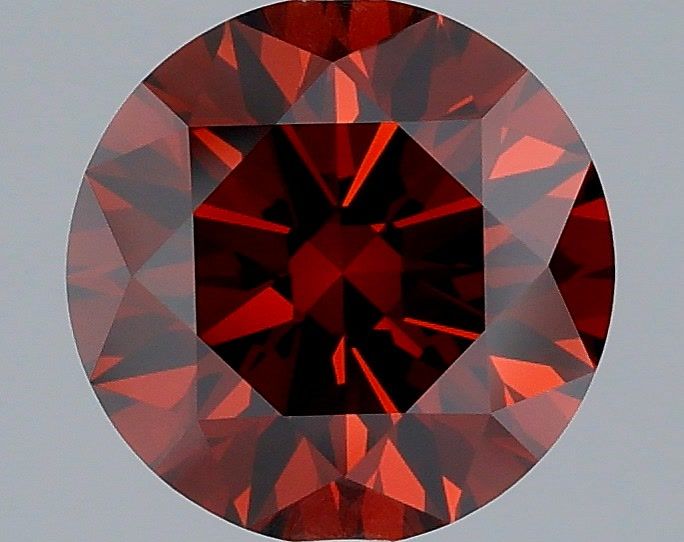 Round Fancy Deep Orange Lab-grown Diamond 2.05ct VVS2 loose diamond