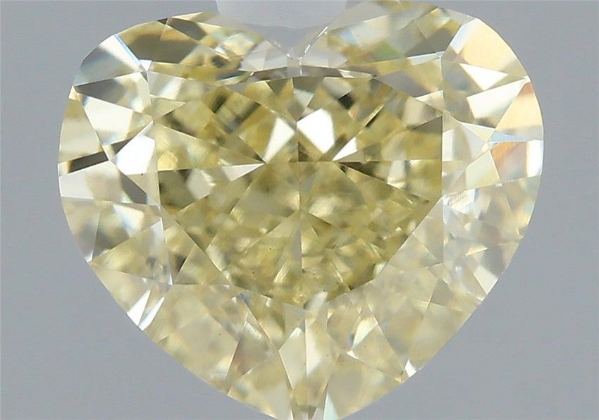 Heart Fancy Yellow Lab-grown Diamond 2.5ct VVS2 loose diamond