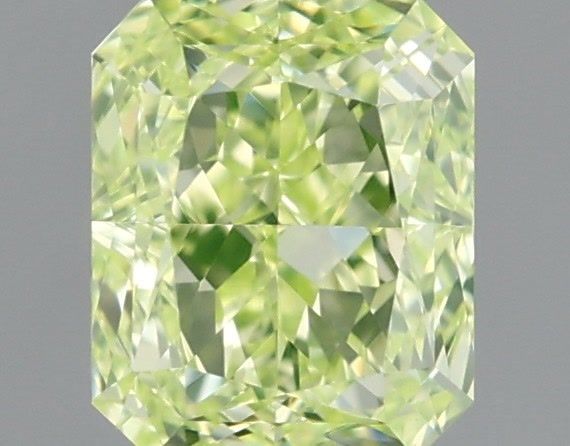 Radiant Fancy Intense Green Natural Diamond 0.7ct VVS2 loose diamond