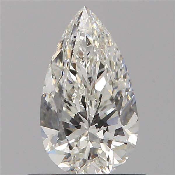 Pear Natural Diamond 0.59ct H VS1