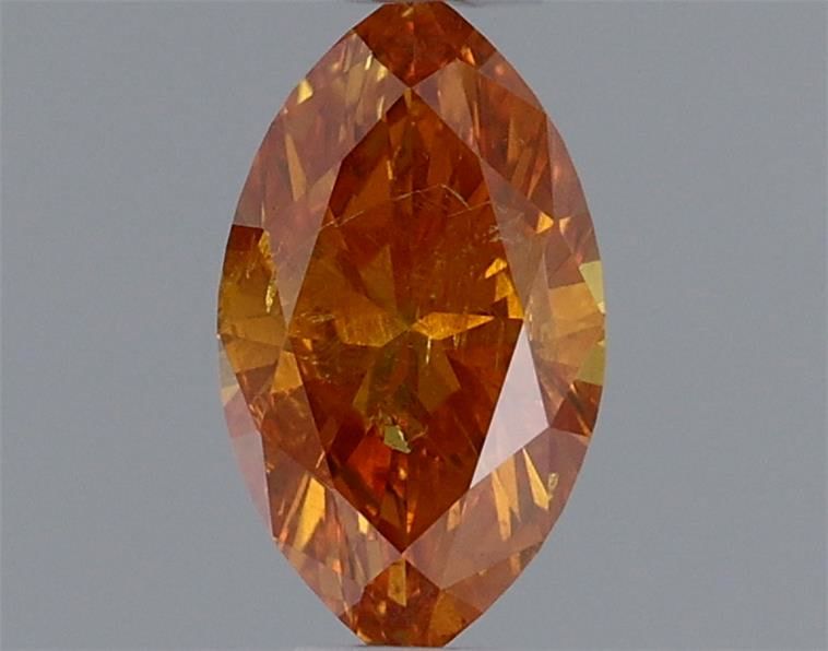 Marquise Fancy Deep Yellowish Orange Natural Diamond 0.27ct loose diamond