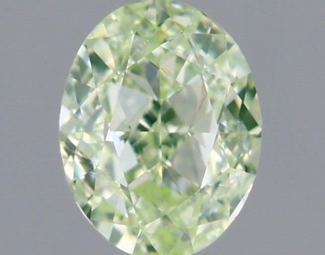Oval Fancy Green Natural Diamond 0.5ct VS1 loose diamond