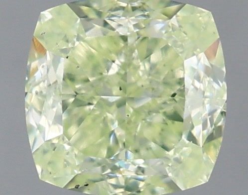 Cushion Fancy Light Green Natural Diamond 0.7ct SI1 loose diamond