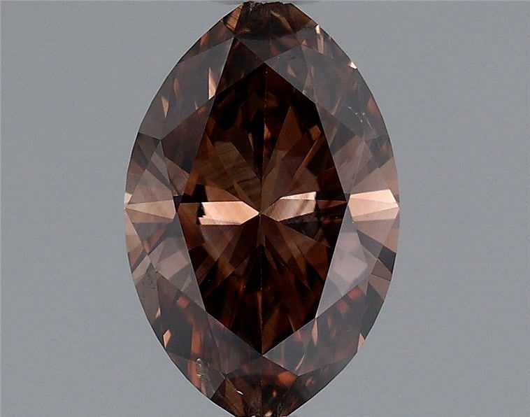 Marquise Fancy Dark Brown Natural Diamond 0.8ct loose diamond