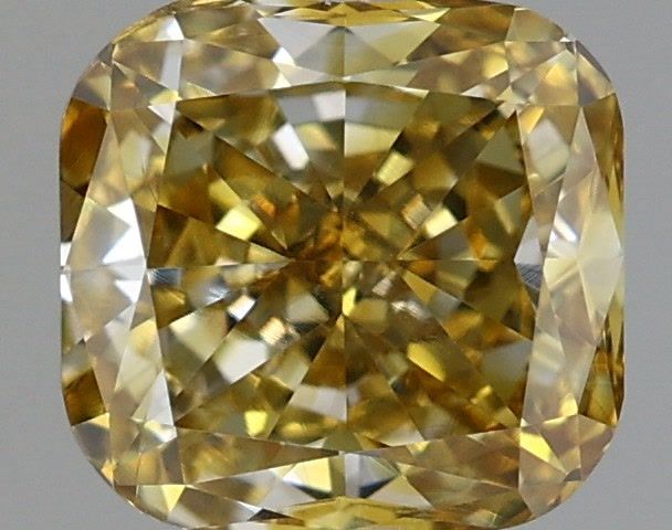 Cushion Fancy Deep Brownish Yellow Natural Diamond 0.93ct SI1 loose diamond