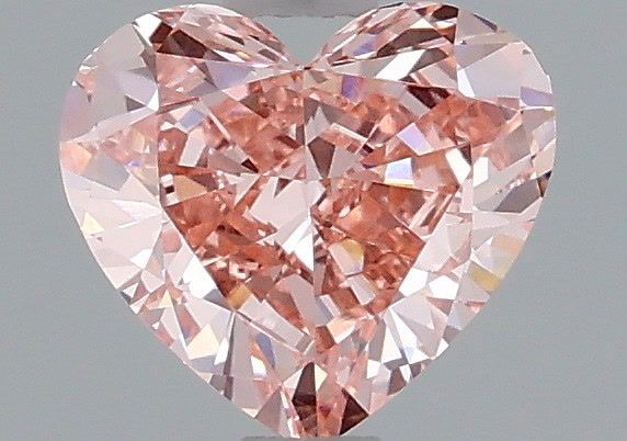 Heart Fancy Vivid Pink Lab-grown Diamond 1.05ct VVS2 loose diamond