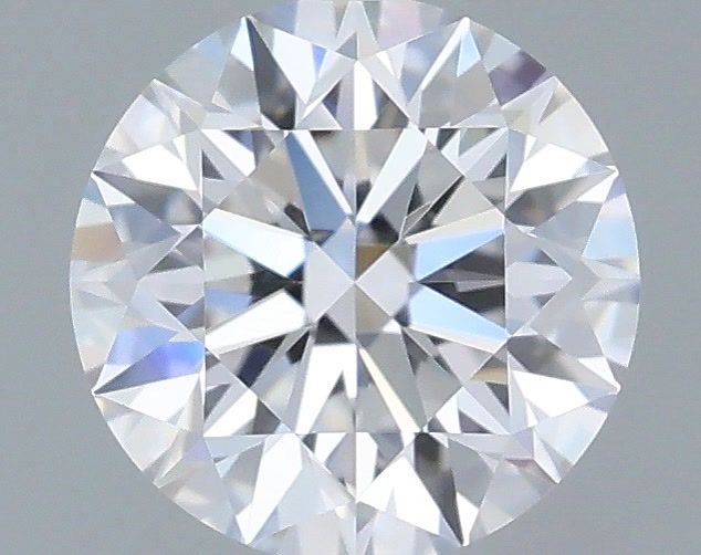 Round Natural Diamond 0.54ct D IF