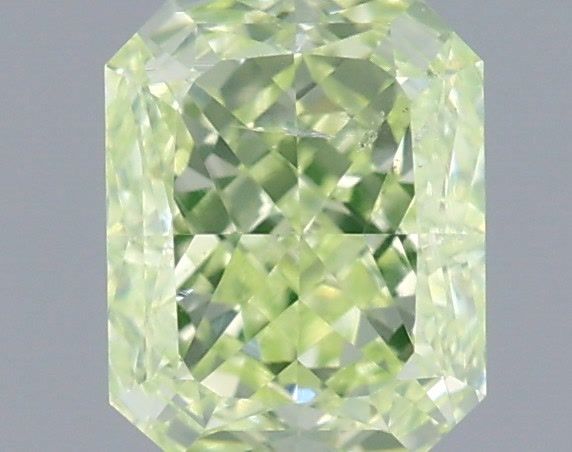 Radiant Fancy Green Natural Diamond 0.6ct SI2 loose diamond