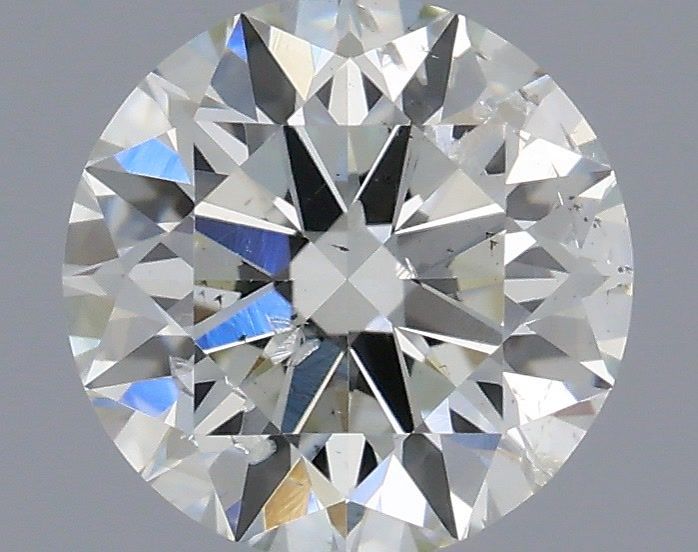 Round Very Light Green Natural Diamond 0.5ct SI2 loose diamond