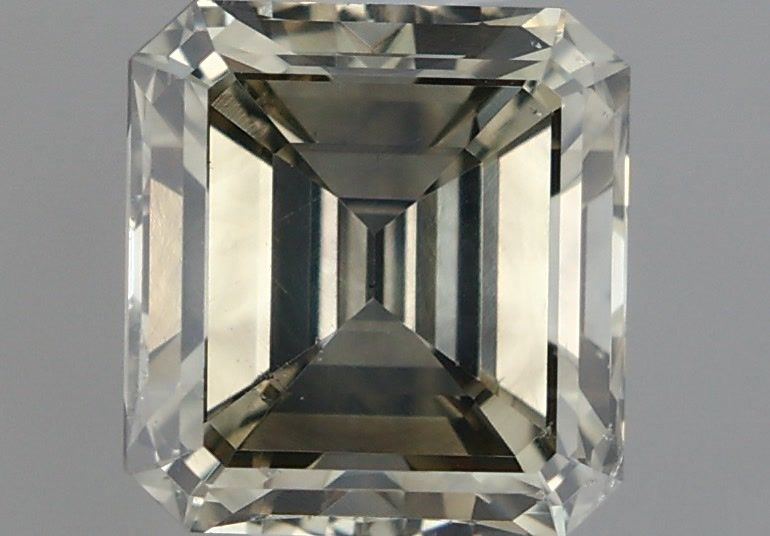 Emerald Fancy Dark Brown Greenish Yellow Natural Diamond 0.83ct loose diamond