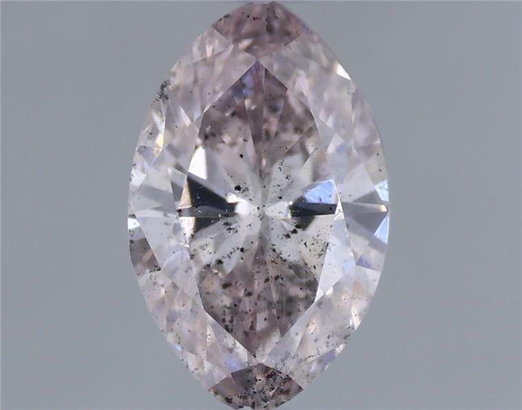 Marquise Fancy Grayish Pink Purple Natural Diamond 0.54ct loose diamond