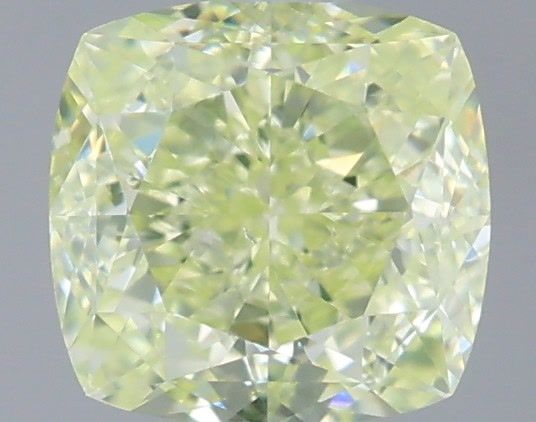 Cushion Fancy Yellow Green Natural Diamond 0.8ct VS2 loose diamond