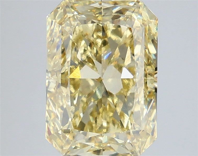 Radiant Fancy Yellow Lab-grown Diamond 5.04ct VS1 loose diamond
