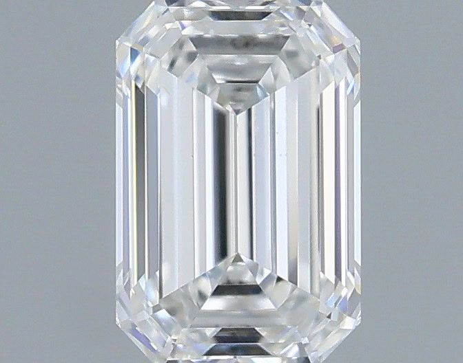 Emerald Natural Diamond 0.34ct F VS1