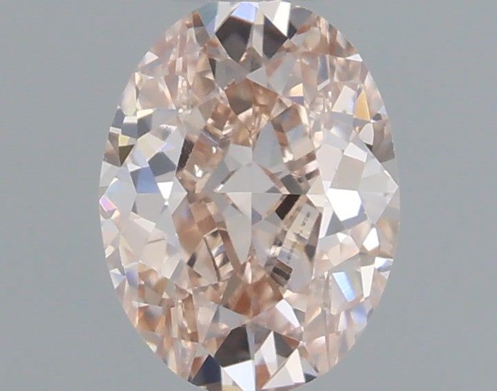 Oval Fancy Light Pinkish Brown Natural Diamond 0.3ct VS1 loose diamond