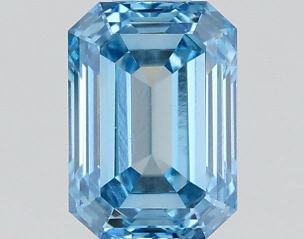 Emerald Fancy Vivid Blue Lab-grown Diamond 0.62ct VS2 loose diamond