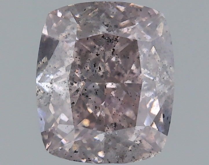 Cushion Fancy Purple Brown Natural Diamond 0.9ct I1 loose diamond