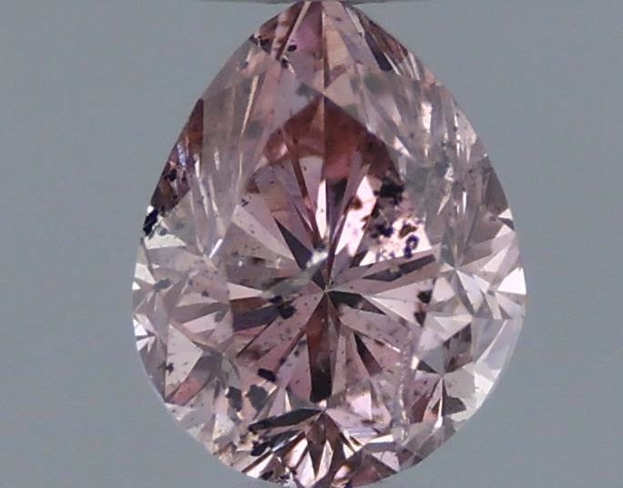 Pear Fancy Brownish Pink Natural Diamond 0.24ct loose diamond