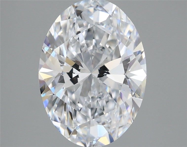 Oval Lab-Grown Diamond 2.82ct D VVS1