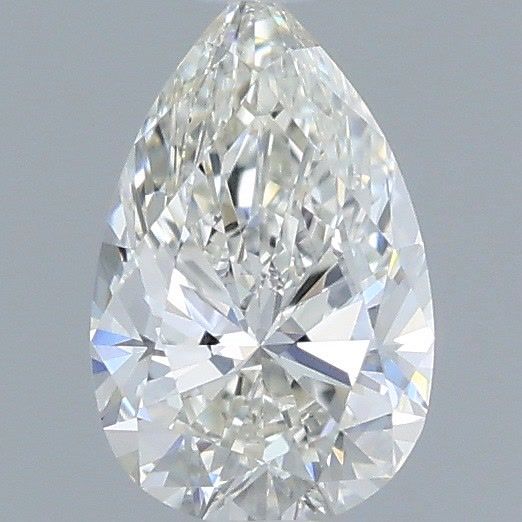 Pear Natural Diamond 0.42ct F VVS1