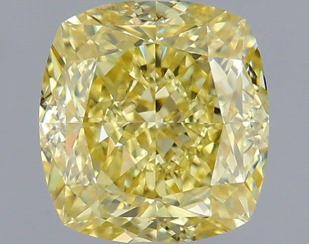Cushion Yellow Natural Diamond 1.17ct VVS1 loose diamond