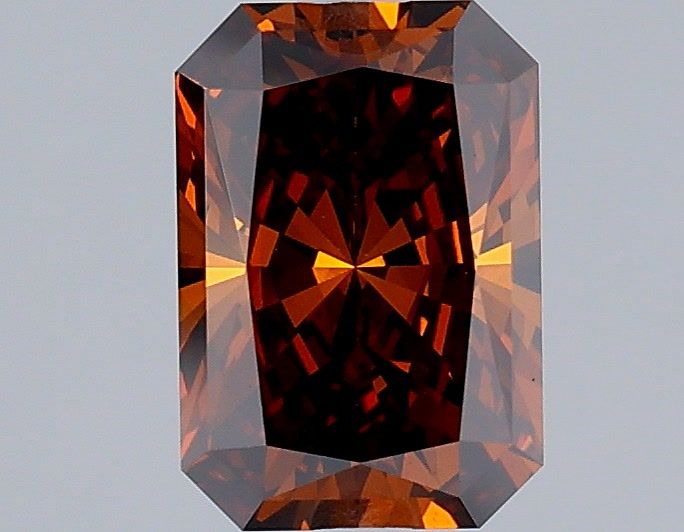 Radiant Fancy Deep Orange Lab-grown Diamond 1.33ct VS1 loose diamond
