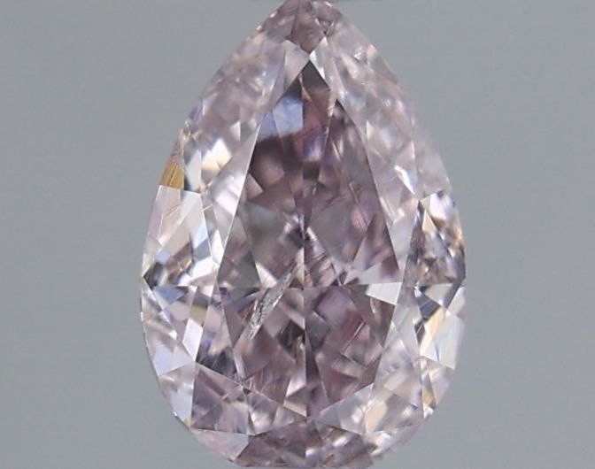 Pear Fancy Purplish Pink Natural Diamond 0.3ct I1 loose diamond