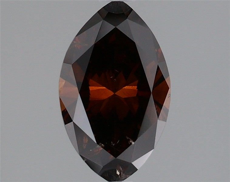Marquise Fancy Dark Orangey Brown Natural Diamond 1.13ct loose diamond