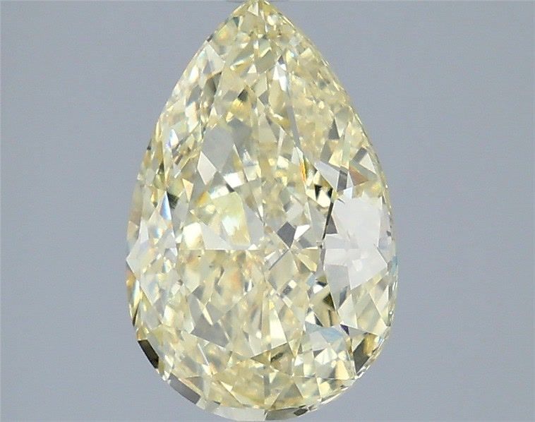 Pear Fancy Yellow Lab-grown Diamond 3.09ct VS1 loose diamond