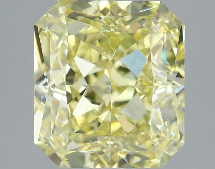 Radiant Fancy Yellow Natural Diamond 2.51ct SI1 loose diamond