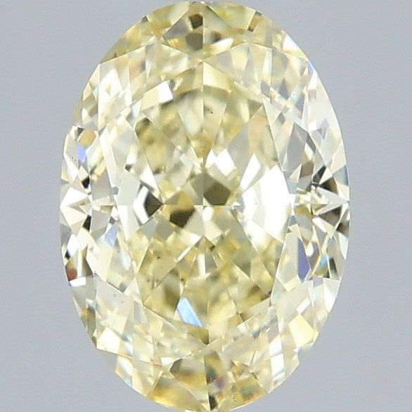 Oval Fancy Yellow Lab-grown Diamond 1.06ct VS2 loose diamond