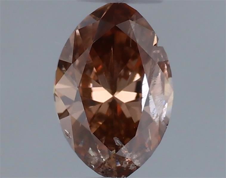 Marquise Fancy Dark Orangey Brown Natural Diamond 0.25ct loose diamond