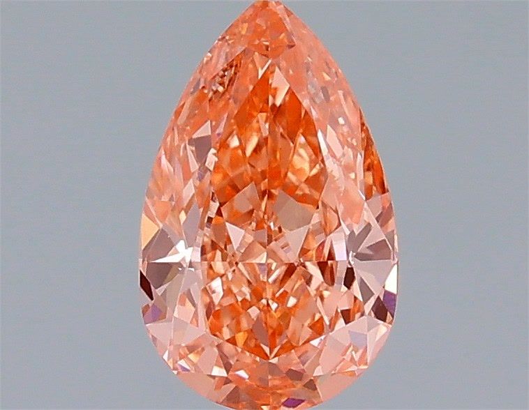 Pear Fancy Vivid Pink Lab-grown Diamond 1.03ct VVS2 loose diamond