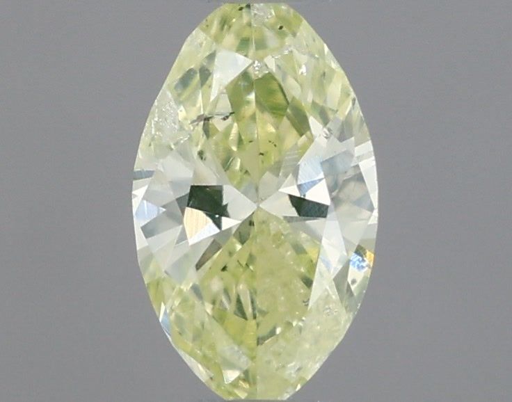 Marquise Fancy Light Greenish Yellow Natural Diamond 0.25ct loose diamond