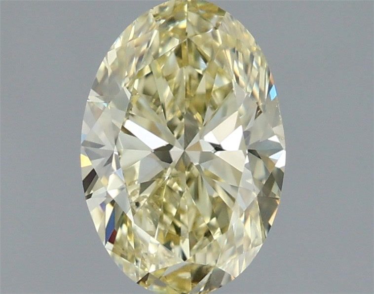 Oval Yellow Natural Diamond 1ct SI1 loose diamond