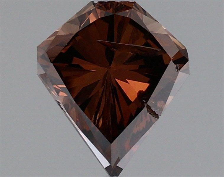 Kite Fancy Dark Orangey Brown Natural Diamond 1.19ct loose diamond
