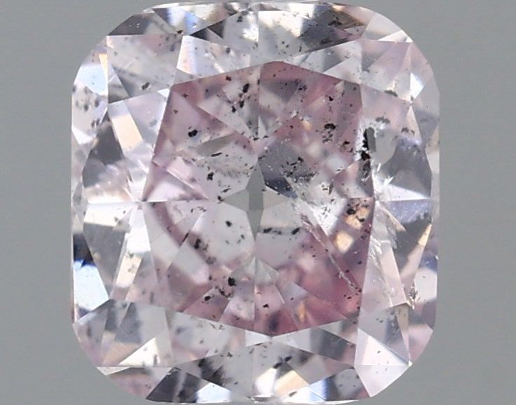 Radiant Fancy Purplish Pink Natural Diamond 0.51ct I2 loose diamond