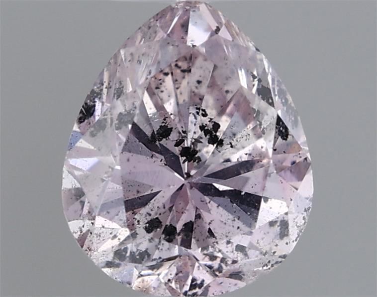 Pear Fancy Brownish Purplish Pink Natural Diamond 0.49ct loose diamond