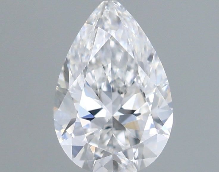 Pear Natural Diamond 0.59ct D VS1