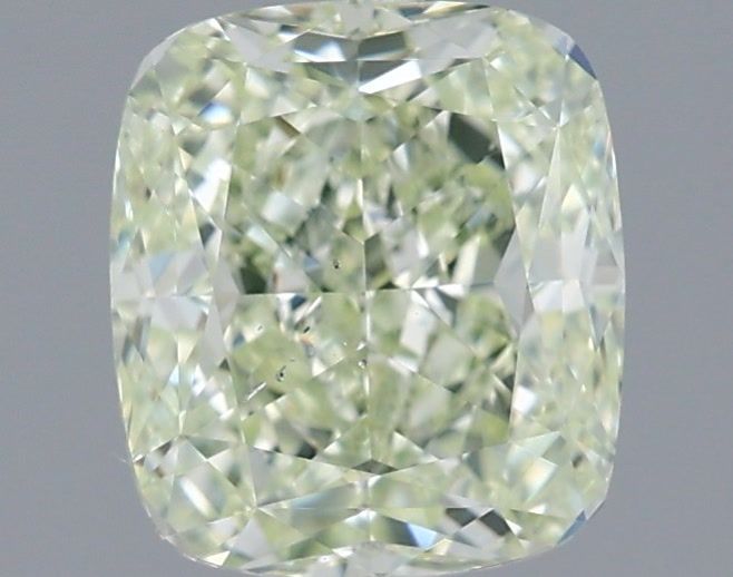 Cushion Fancy Light Green Natural Diamond 2.14ct SI1 loose diamond