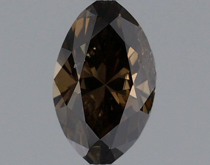 Marquise Fancy Dark Greenish Brown Natural Diamond 0.28ct loose diamond