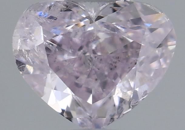 Heart Fancy Light Purplish Pink Natural Diamond 0.5ct I2 loose diamond