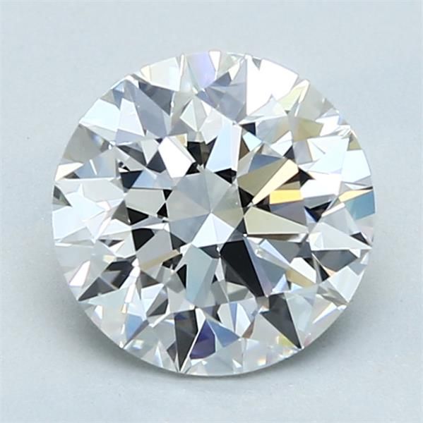 Round Natural Diamond 1.80ct D VVS2