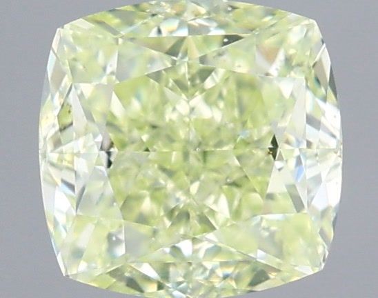 Cushion Fancy Yellow Green Natural Diamond 1ct SI1 loose diamond