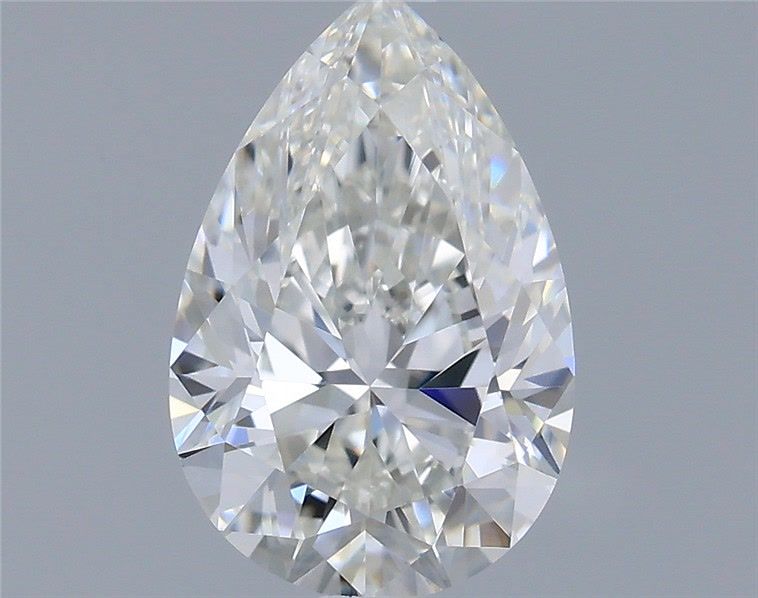 Pear Natural Diamond 0.63ct G VVS2